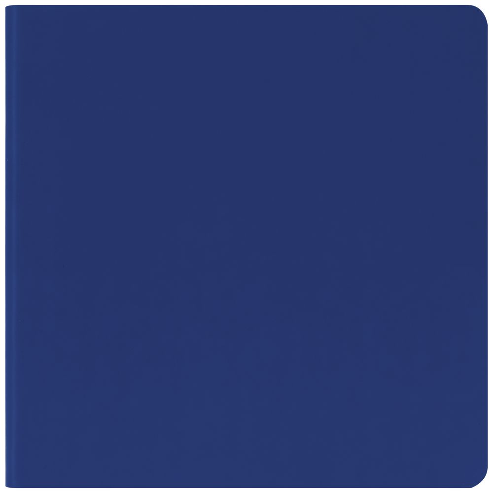 Блокнот Charm, синий с логотипом