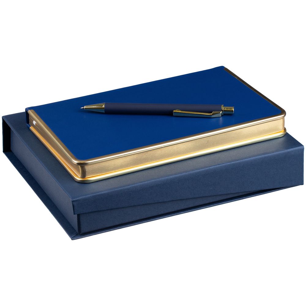 Набор Relax, синий с логотипом