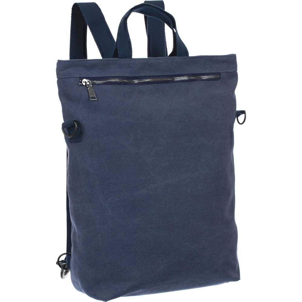 Рюкзак-шопер Casual, синий с логотипом