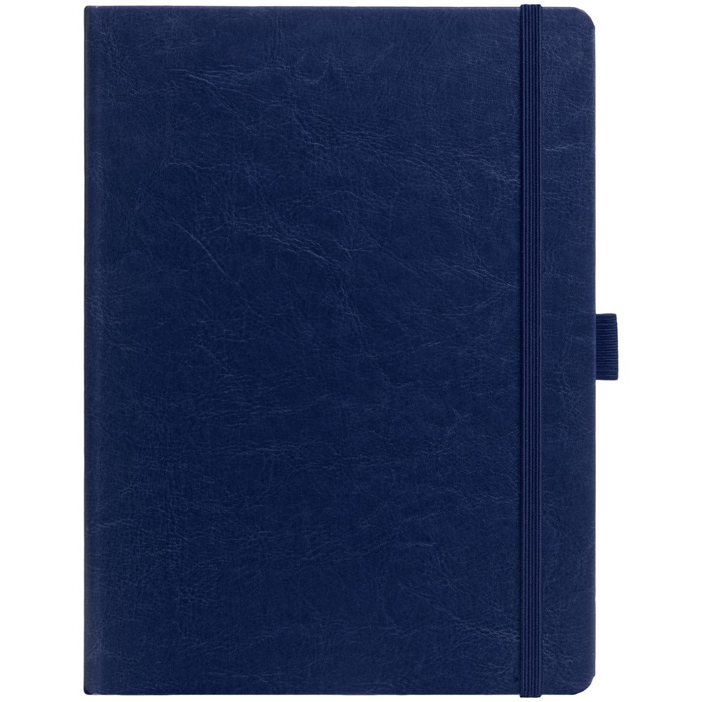 Еженедельник Lucky, недатированный, синий с логотипом