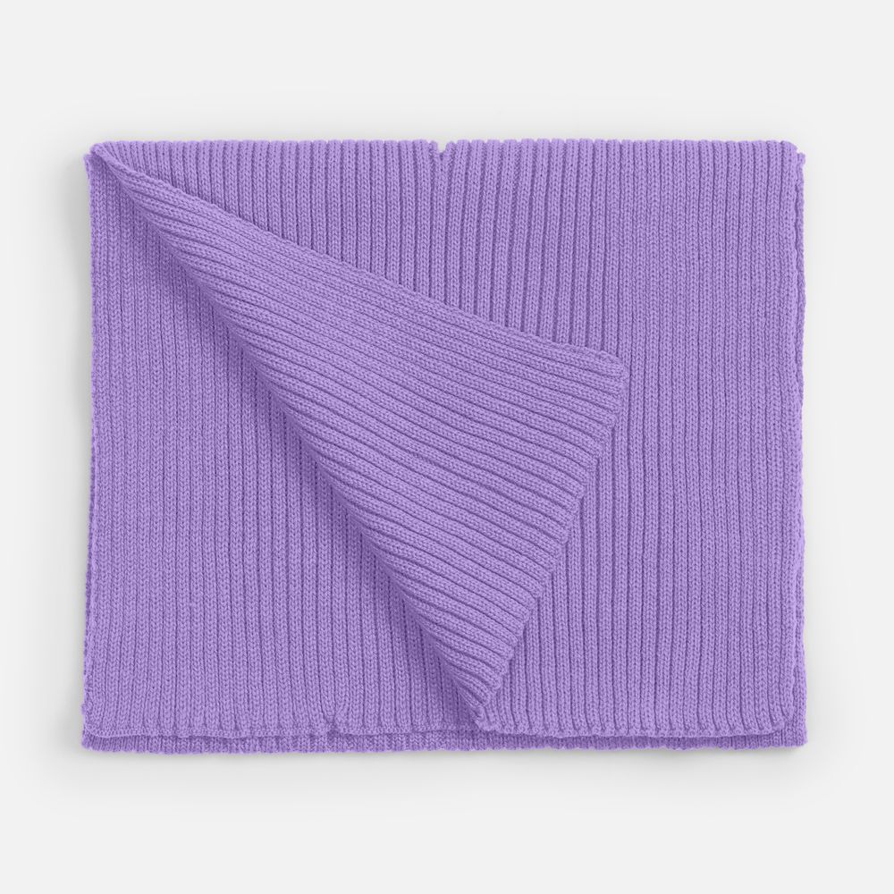 Шарф Yong, сиреневый с логотипом