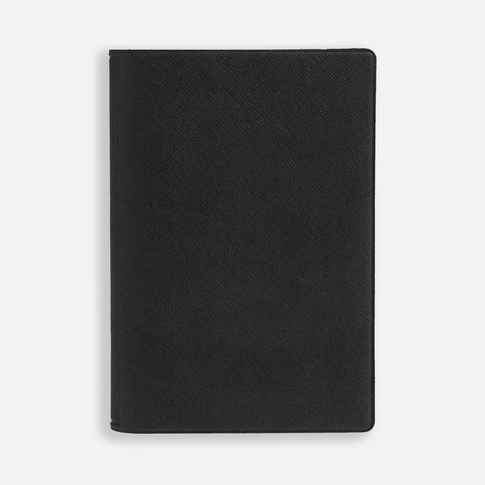 Обложка для паспорта Devon, черная с логотипом