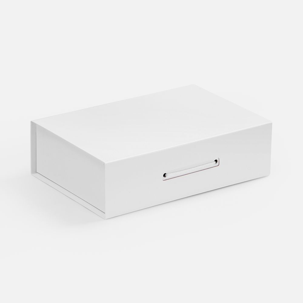 Коробка Case, белая матовая с логотипом