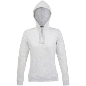Толстовка женская Spencer Women, светло-серый меланж с логотипом