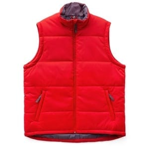 Жилет Warm красный с логотипом