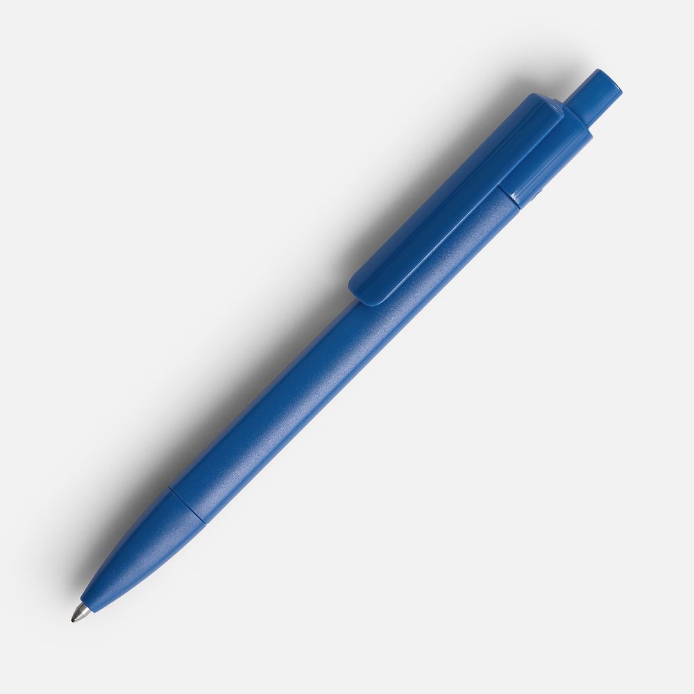 Ручка шариковая Prodir DS4 PMM-P, синяя с логотипом