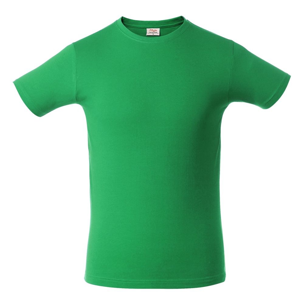 Футболка мужская Heavy, зеленая с логотипом