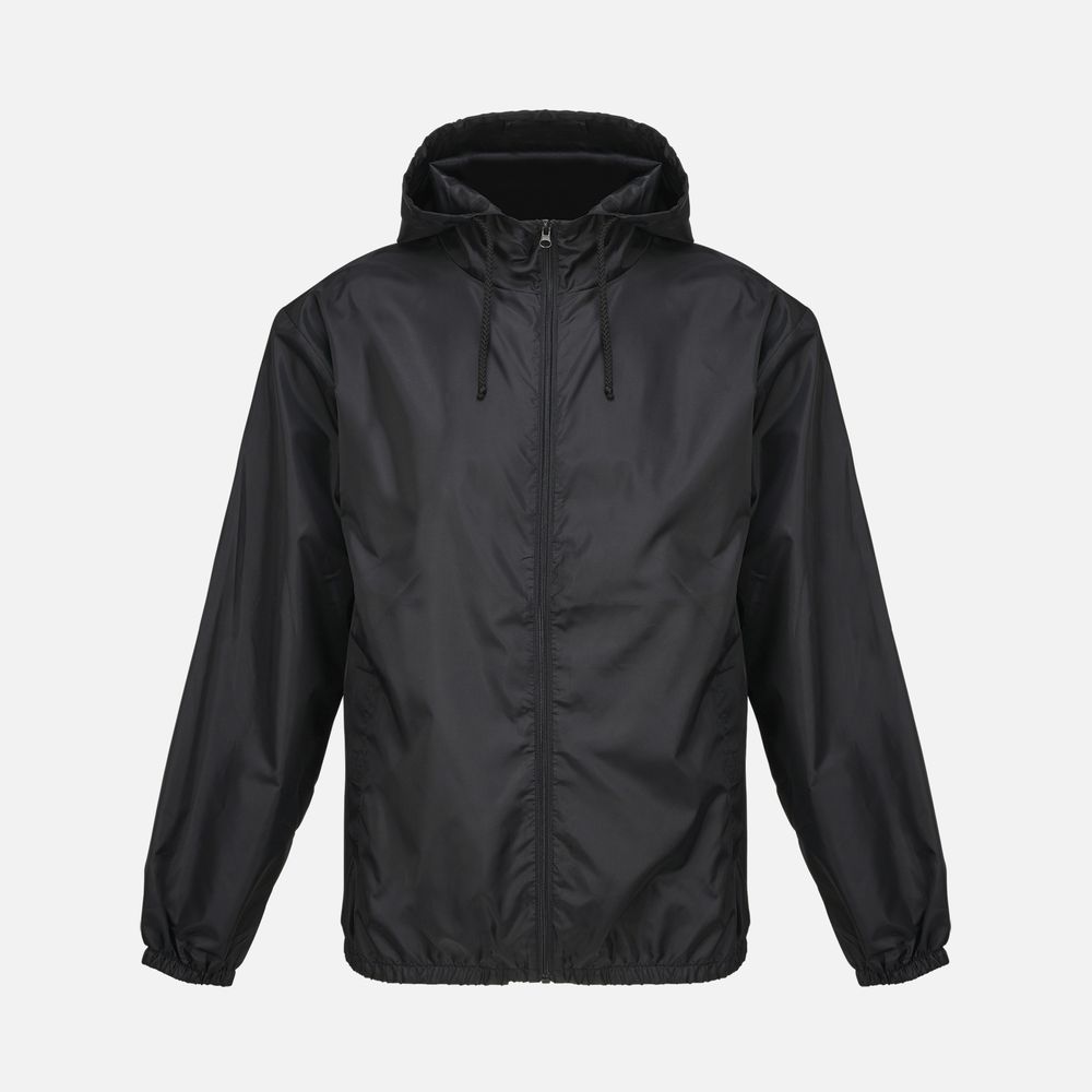 Ветровка унисекс Shield, черная с логотипом