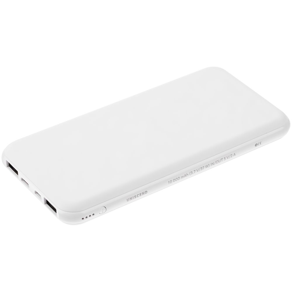Аккумулятор Uniscend All Day Type-C 10000 мАч, белый с логотипом