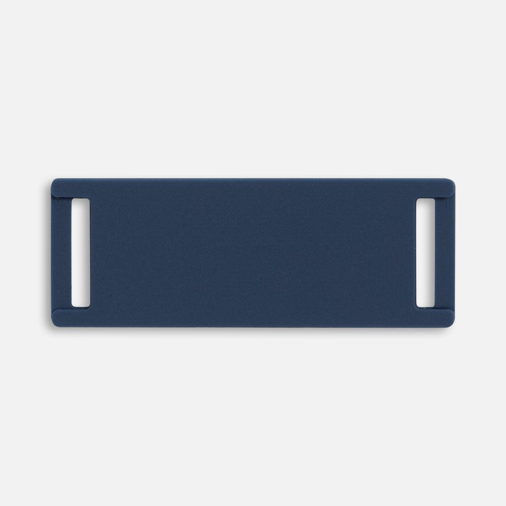 Лейбл из ПВХ Kova, темно-синий с логотипом