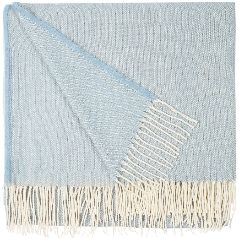 Плед Bilbo, светло-синий с логотипом