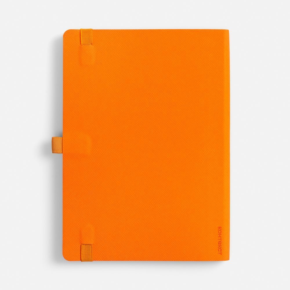 Ежедневники с логотипом с печатью логотипа. Ежедневник Peel Flex, недатированный по цене 939 ₽ руб. (артикул 26687.20) Ежедневник Peel Flex, недатированный, оранжевый