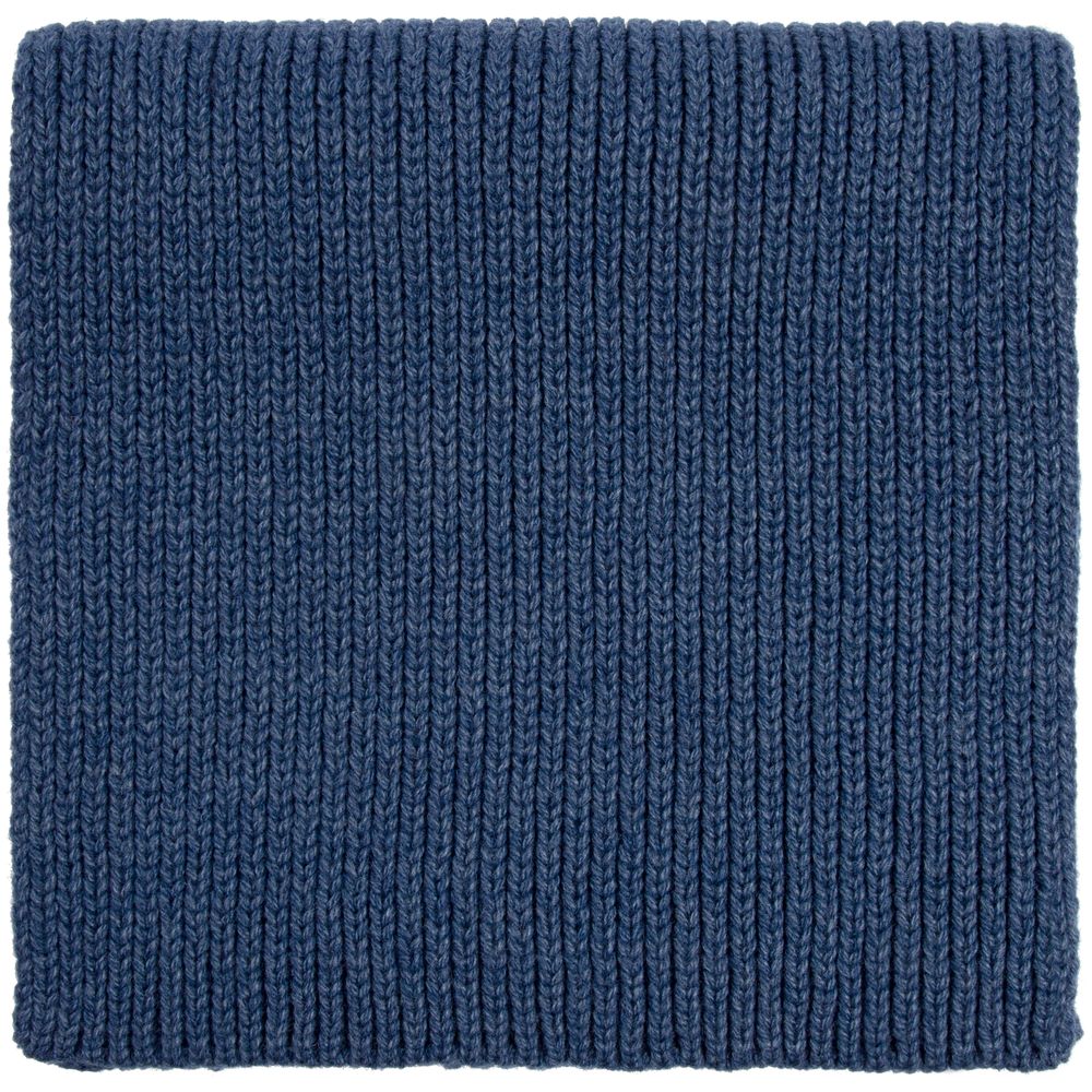 Шарф Tommi, синий меланж с логотипом