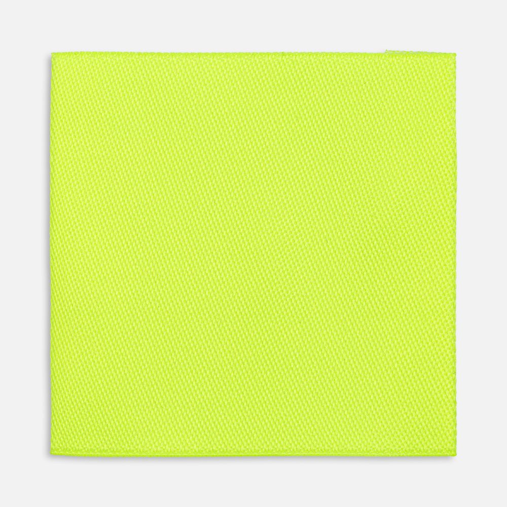 Лейбл тканевый Epsilon, L, желтый неон с логотипом