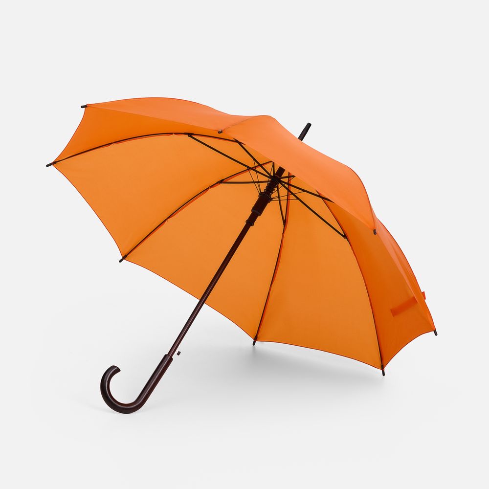Зонт-трость Standard, оранжевый с логотипом