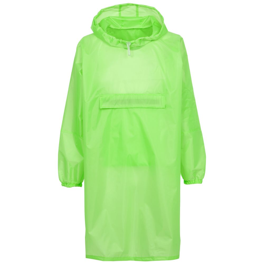 Дождевик-анорак Alatau, зеленое яблоко, единый размер с логотипом