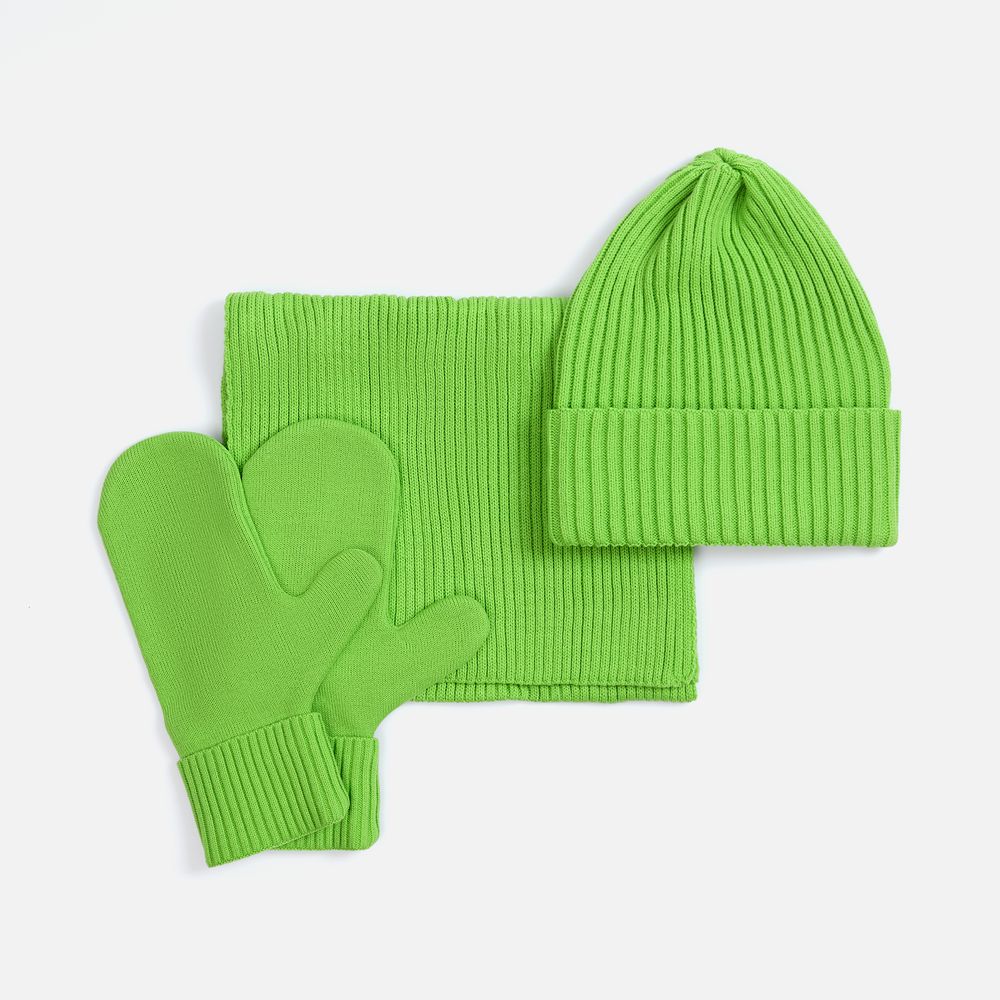 Набор Yong, светло-зеленый с логотипом