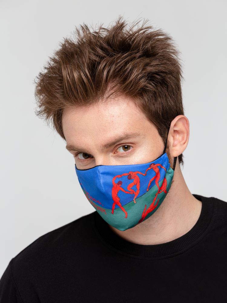 Маска для лица «Пренебречь, вальсируем» с логотипом