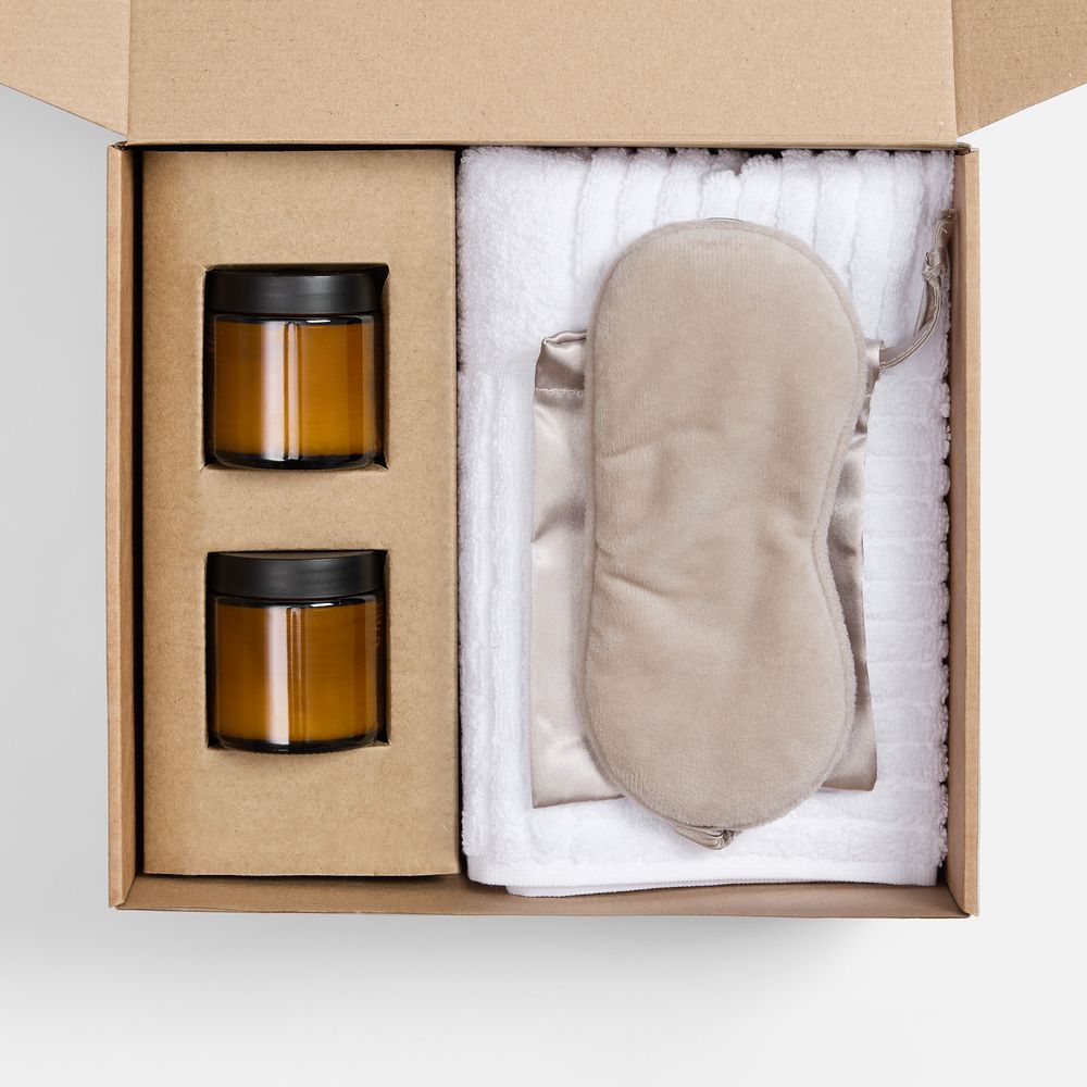 Набор Sleepguard, белый с логотипом