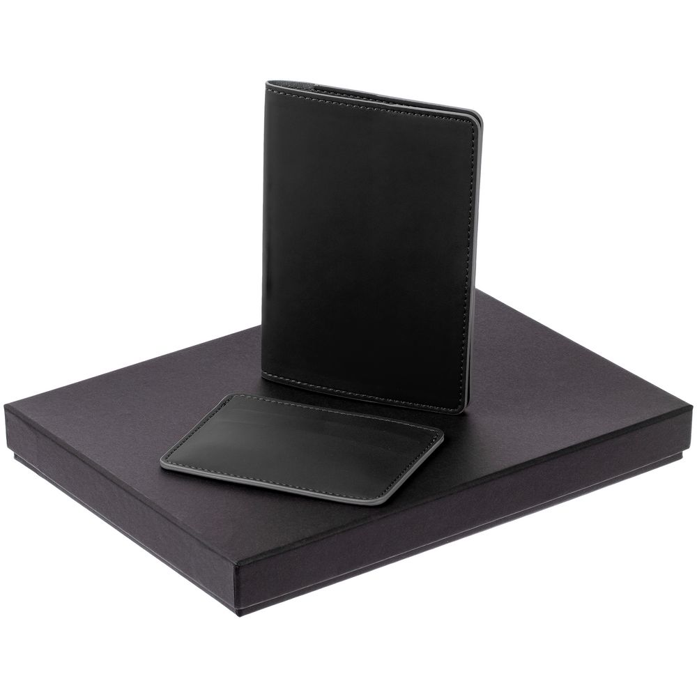 Набор Shall Simple, черный с логотипом