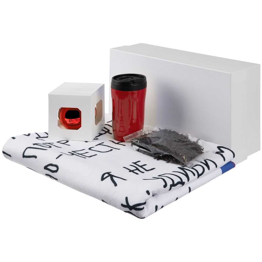 Набор Wish Letter, красный с логотипом