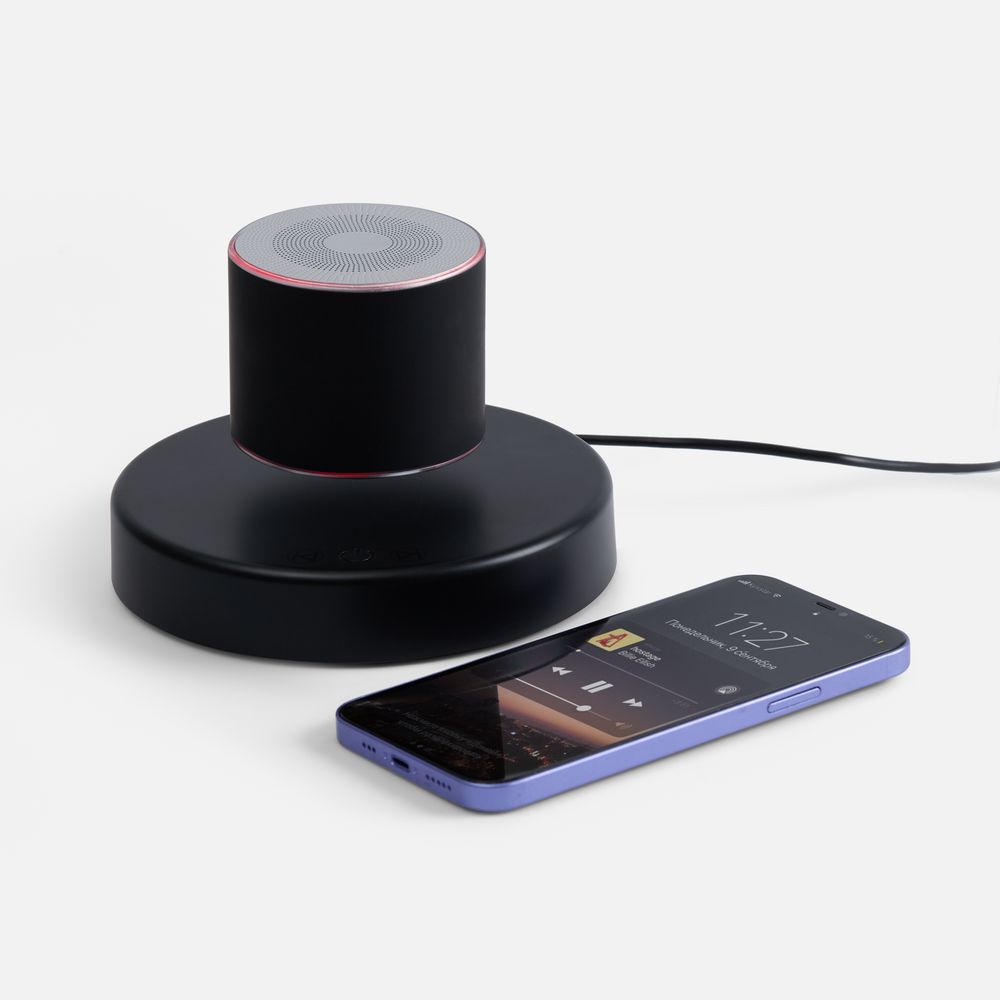 Левитирующая колонка Levitronic с логотипом