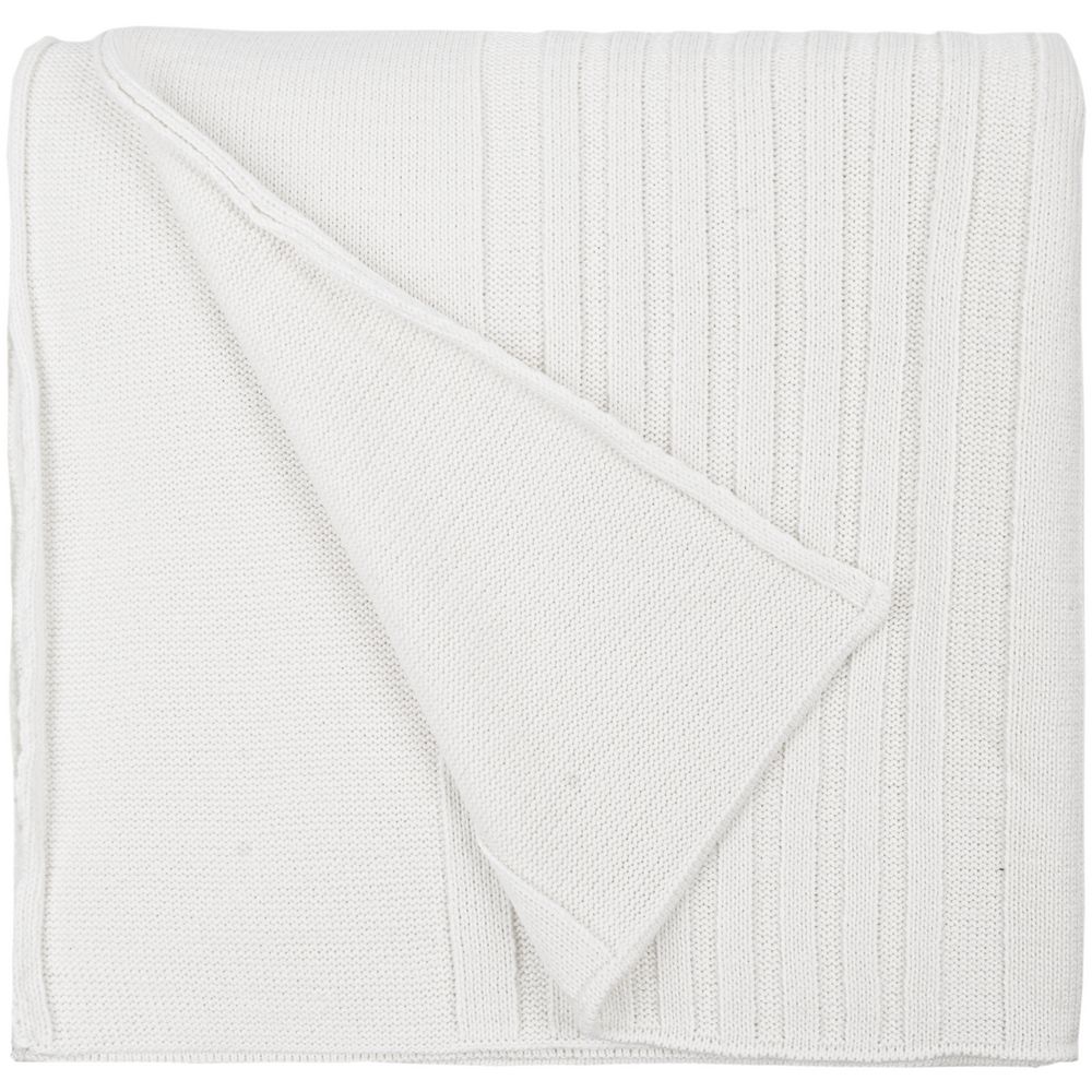 Плед Pail Tint, молочный с логотипом