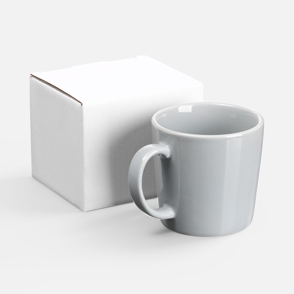 Кружка Valotti Medio, серая с логотипом