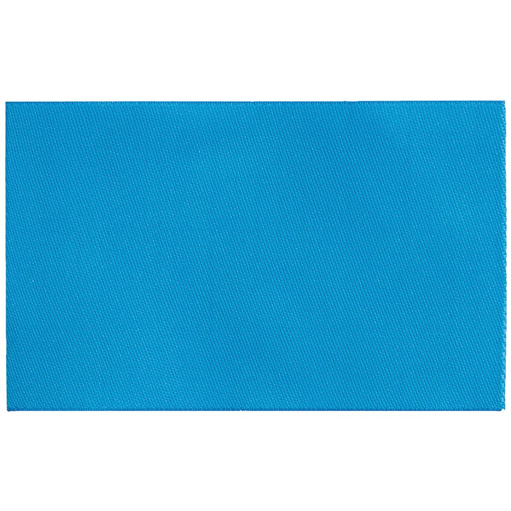 Лейбл тканевый Epsilon, XL, голубой с логотипом