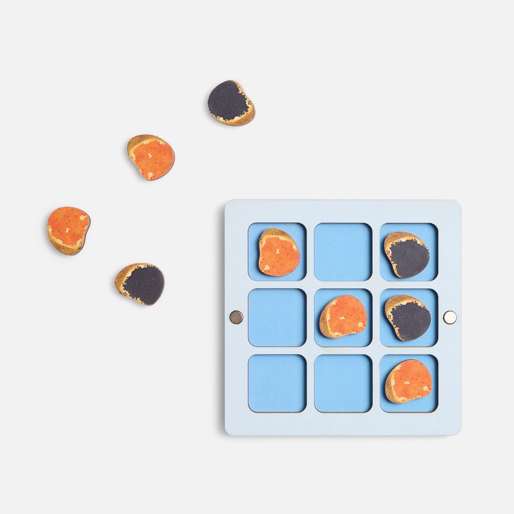 Игра крестики-нолики «Criss Cross. Праздничный стол» с логотипом