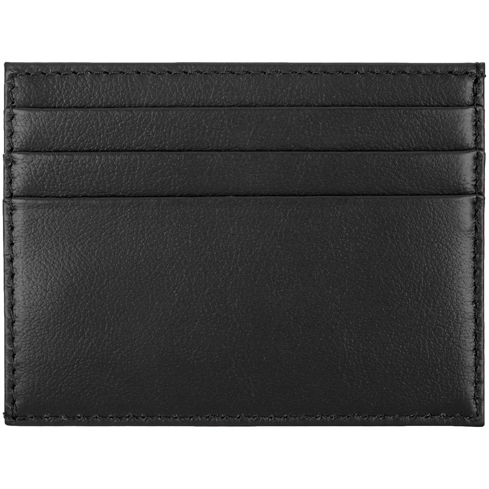 Чехол для карточек Top, черный с логотипом