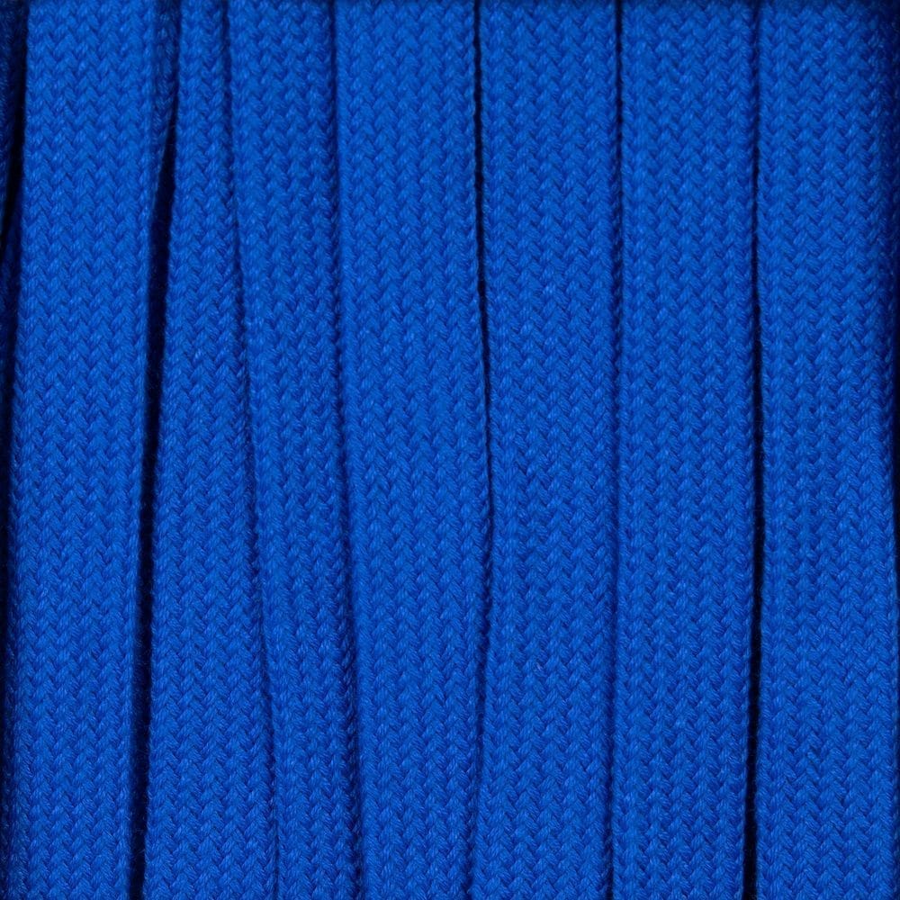 Плоский шнур Cord S, синий, 20 см с логотипом