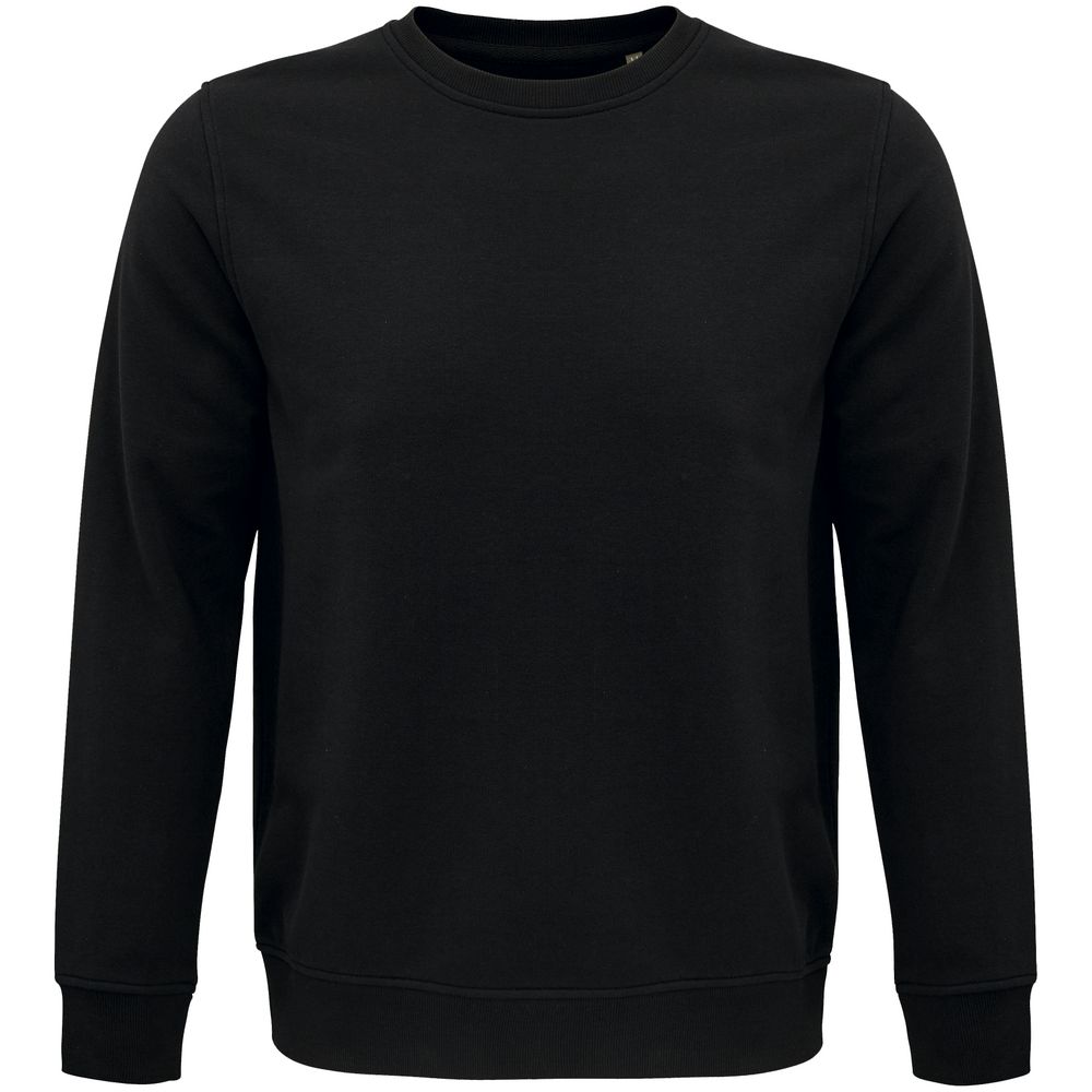 Свитшот унисекс Comet, черный с логотипом