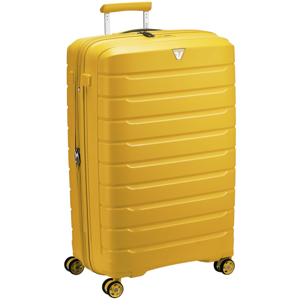 Чемодан Butterfly L, желтый с логотипом