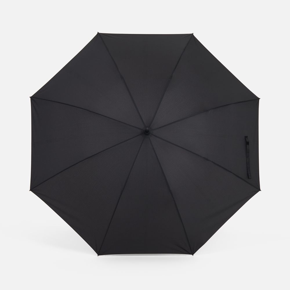 Зонт-трость Rainzee, черный с логотипом