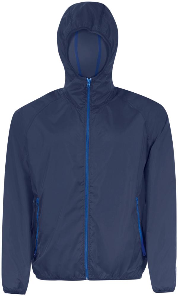 Ветровка Shore темно-синяя с логотипом