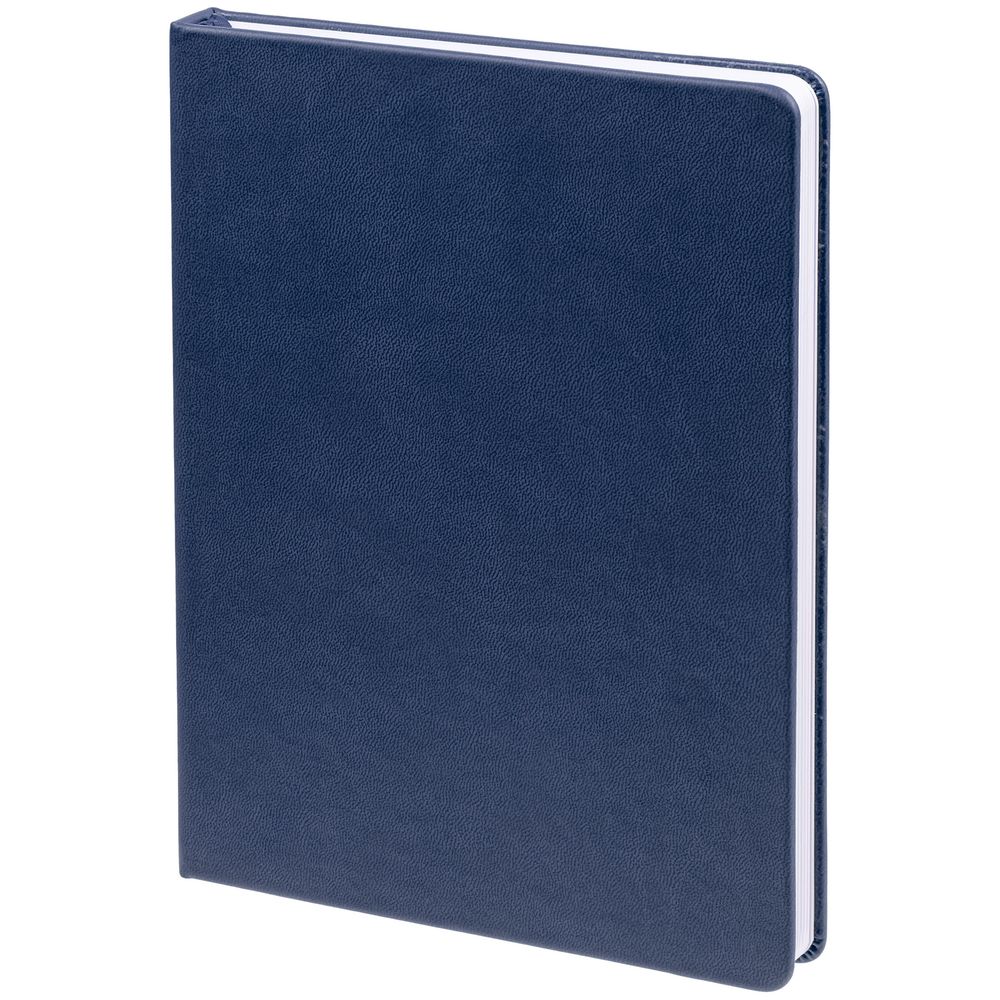 Ежедневник New Latte, недатированный, темно-синий с логотипом