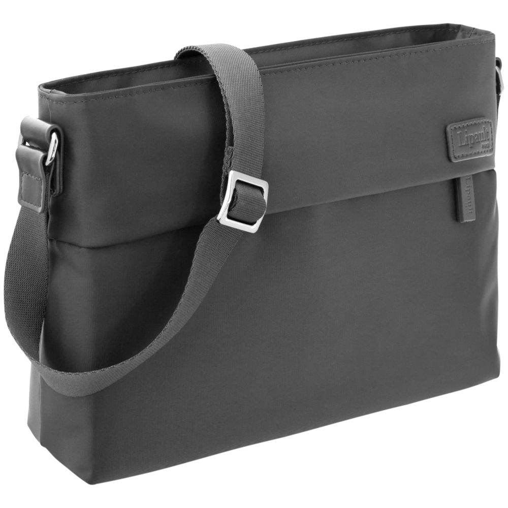 Сумка женская City Plume, серая с логотипом