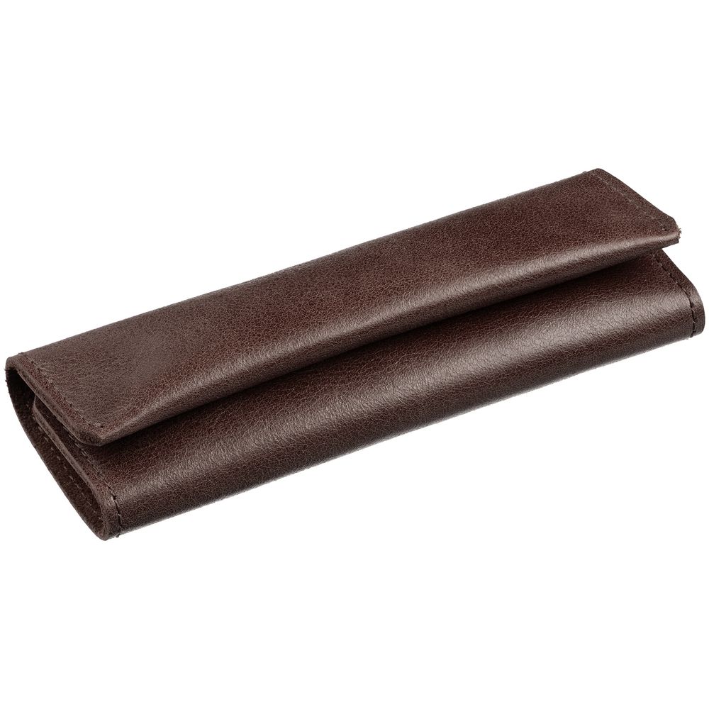 Ключница Apache, темно-коричневая с логотипом