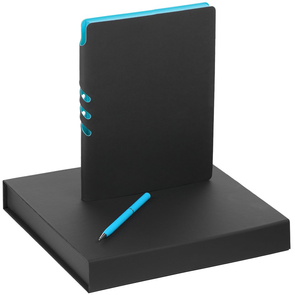 Набор Flexpen Black, бирюзовый с логотипом
