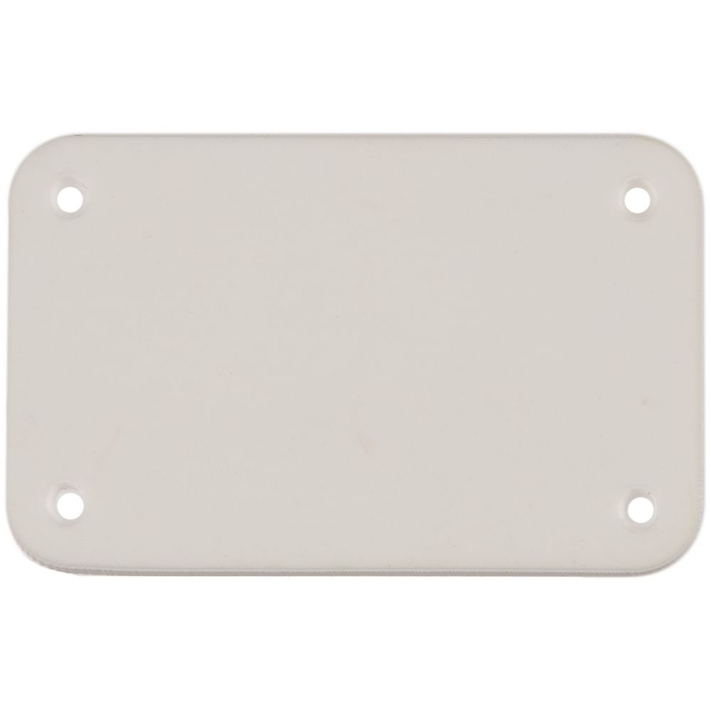 Лейбл из ПВХ Kreta, S, белый с логотипом