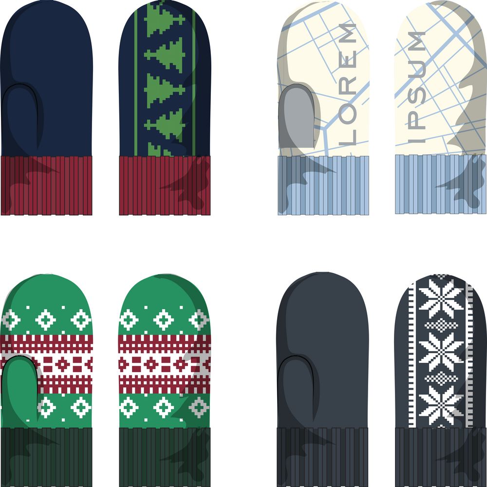 Варежки Joyful на заказ, акрил с логотипом