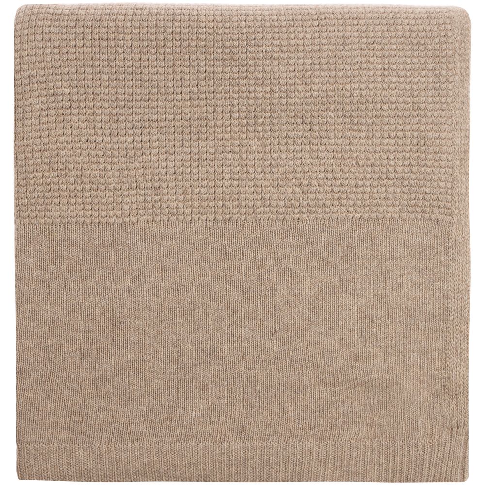 Плед Jotta, бежевый с логотипом