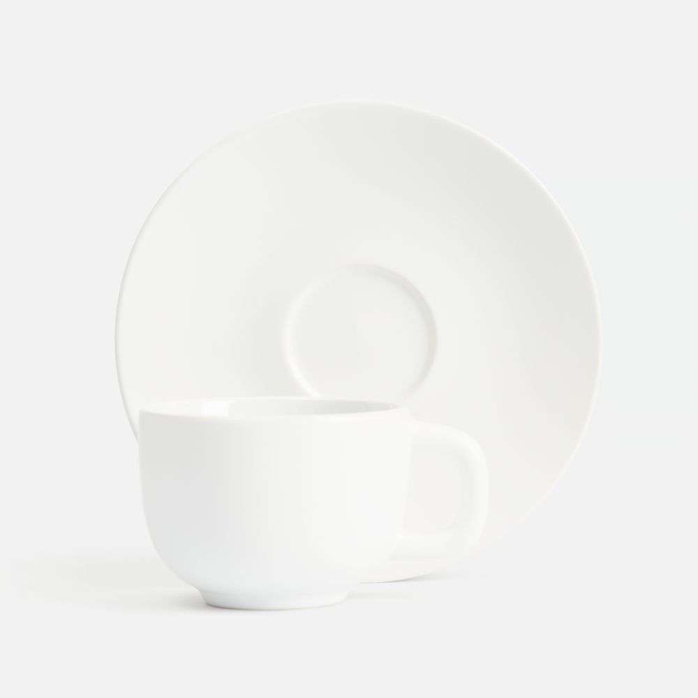 Чайные наборы с печатью логотипа. Чайная пара Stansa по цене 456 ₽ руб. (артикул 18275.60) Чайная пара Stansa, белая