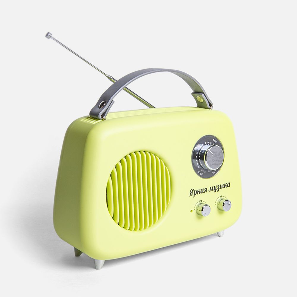 Радиоприемник «Fresh РП-343», зеленый с логотипом