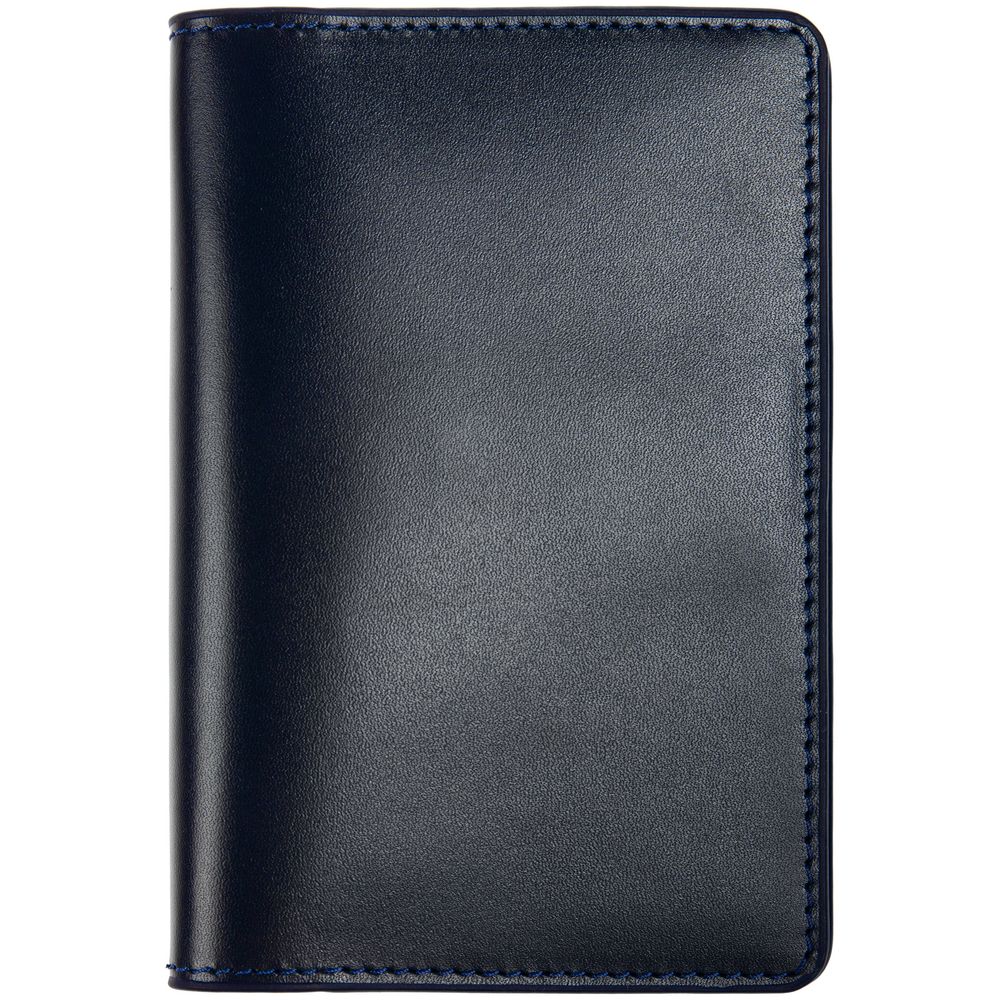 Обложка для паспорта Remini, темно-синяя с логотипом