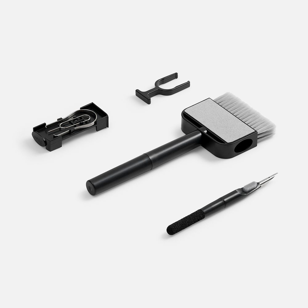 Набор для ухода за гаджетами Brosset, черный с логотипом