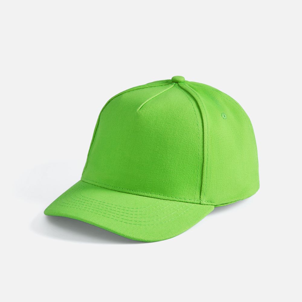 Бейсболка Long Beach, зеленое яблоко с логотипом