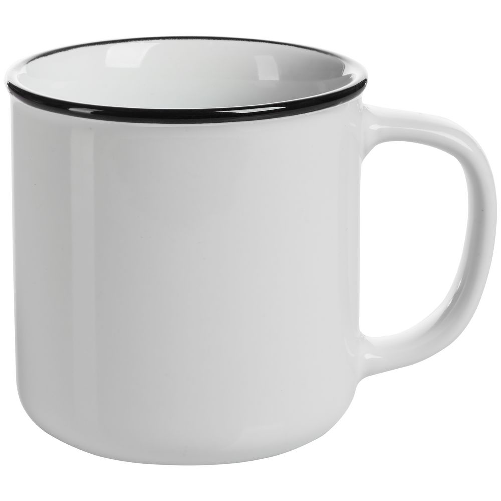 Кружка Dacha, средняя, белая с логотипом