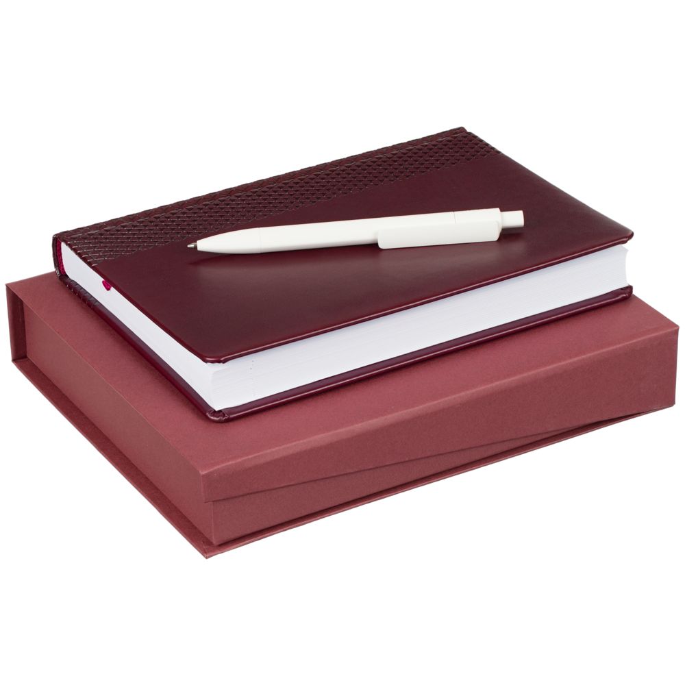 Набор Prizma, бордовый с логотипом